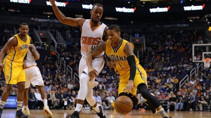 Ellis, George lead Pacers to 97-94 win over Suns