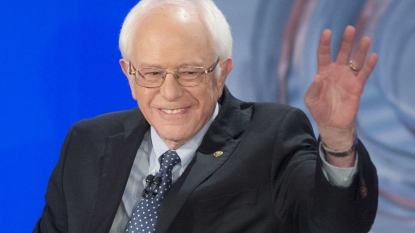 Hillary Clinton and Bernie Sanders are tied nationally