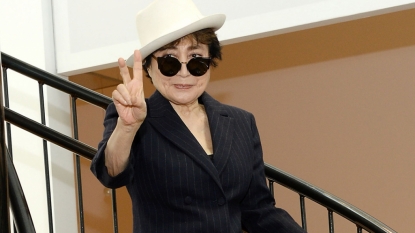 Representative: Yoko Ono home after being treated for flu