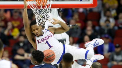 Seeded Kansas tops No. 5 Maryland 79-63 in South Region