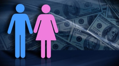 Activists mark Equal Pay Day on April 12