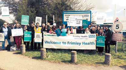 Junior doctors at Warwick Hospital join historic national NHS strike