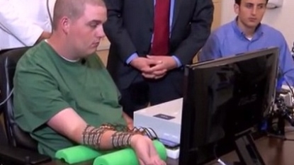 Paralysed man can now use his hand thanks to pioneering software