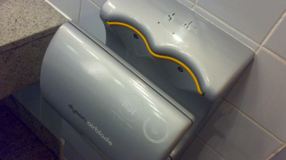 Dyson Hand Dryers Spread More Germs Than Paper Towels