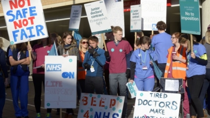 Junior doctors strike causes chaos at Staffordshire hospitals