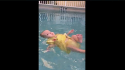 Mother of baby in controversial pool video speaks out