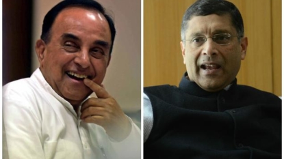 After Rexit, Subramanian Swamy Targets Chief Economic Adviser Arvind Subramanian