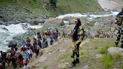 Amarnath Yatra resumes in Kashmir after three days