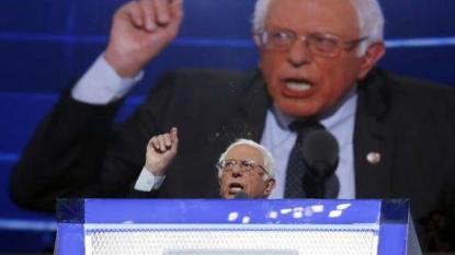 Bernie Sanders receives roaring welcome at DNC