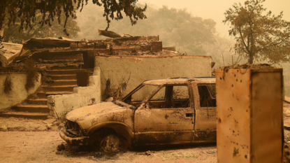 Wildfire grows north of California’s Big Sur