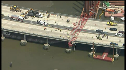 Tappan Zee Bridge crane collapse: 1 SB lane remains closed