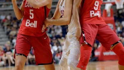 US women’s basketball team overwhelms Canada 83-43