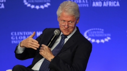 An emotional Bill Clinton eyes possible exit from foundation