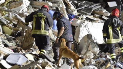 Before and after photos show impact of Italy’s quake