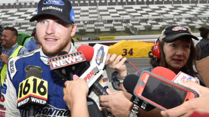 Chris Buescher earns upset win at rainy Pocono