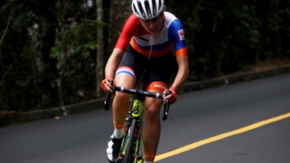 Cyclist miraculously escapes serious injury after this frightening crash in Rio