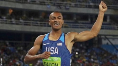 Olympics: Eaton ties record, but it’s Bolt’s show