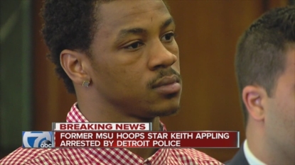 Former Michigan State star Appling arrested in Detroit