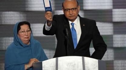 Gold Star Muslim father Khan deleted law firm website after criticizing Trump