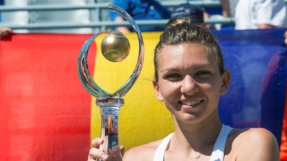 Halep beats Keys in Rogers Cup final