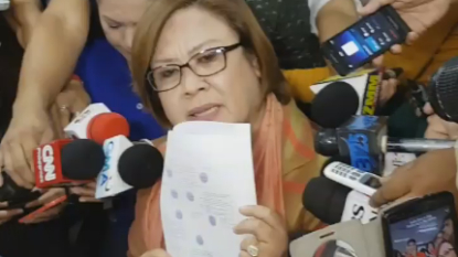 Complaint vs De Lima tackled