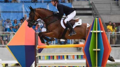 France takes first gold of Games in team eventing