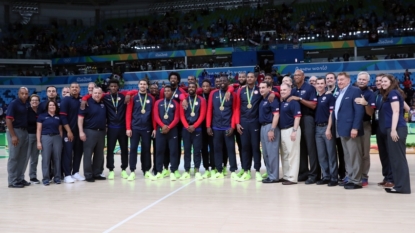 Mike Krzyzewski Coaches Team USA to Gold Medal — Duke Blue Devils