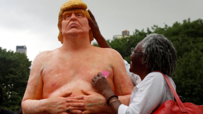 Naked Donald Trump statue appears in several United States cities