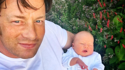 Jamie Oliver shares adorable snap with his newborn son