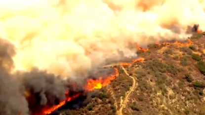 Southern California Firefighters Make Progress; 100 Homes Destroyed