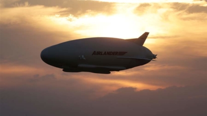 Giant helium-filled airship Airlander takes off for 1st time