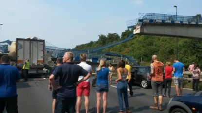 The M20 has partially reopened following work to clear collapsed bridge