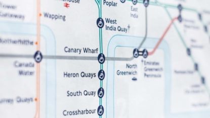 There’s a new London Tube map showing you steps between stations