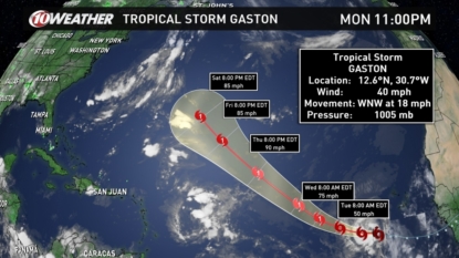 Tropical disturbance moving toward Caribbean