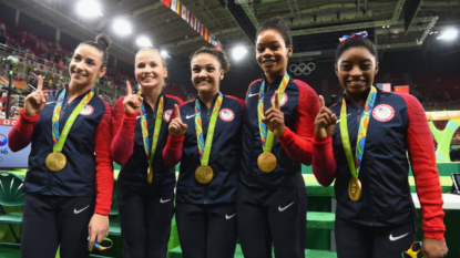 US women gymnasts, Phelps, Ledecky all golden again