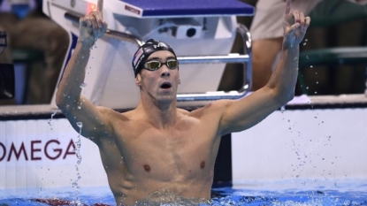 Chad pushes Phelps to keep swimming