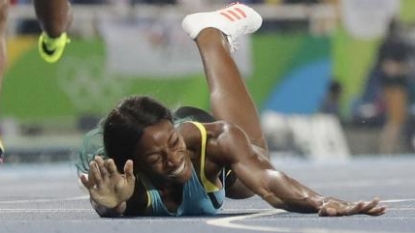 Watch how Shaunae Miller’s big leap unfolded in Rio