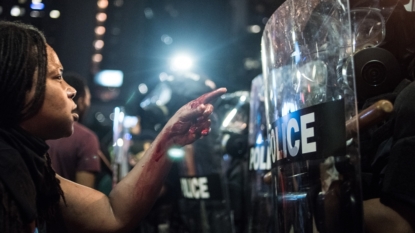 Protesters out in Charlotte for 3rd night but stay peaceful