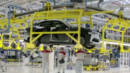 Alfa Romeo Stelvio SUV Spotted in Assembly Plant