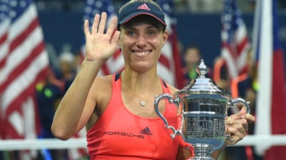 Kerber begins reign as number one with US Open win