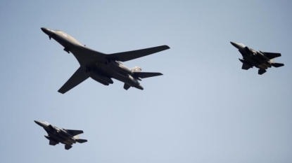 B-1 bombers fly mission near North Korea