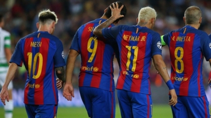 Inspired trio quickly puts Barcelona back on track