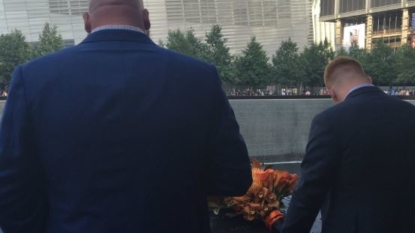 Bengals visit 9/11 Memorial before season opener