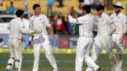 NZ 71-1 in response to India’s 318 in 1st test