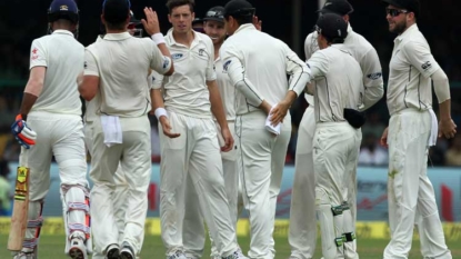 Santner, Boult share six wickets to restrict India to 291-9