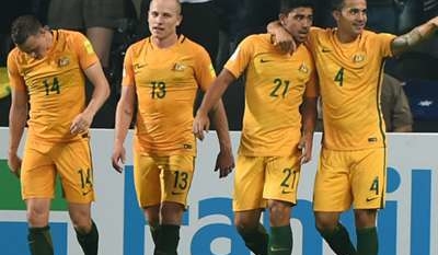 Cahill strikes again to put Australia in driving seat for Russia