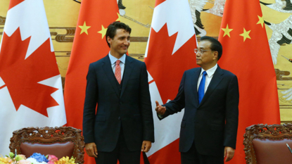 Trudeau begins first visit to China