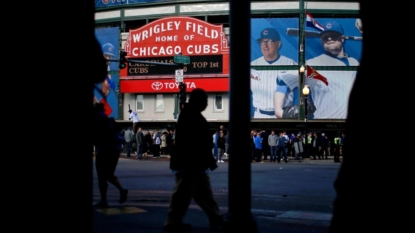 Chicago Cubs fans celebrate National League Central division champions