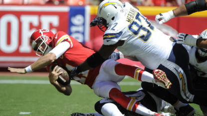 Chiefs overcome 17-point deficit, beat Chargers 33-27 in OT