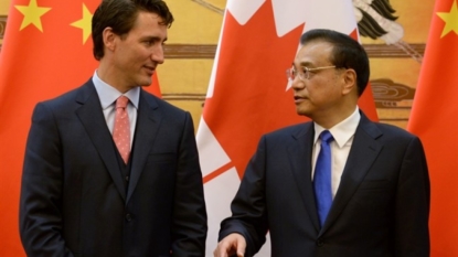 China admits human rights concern ahead of Trudeau visit